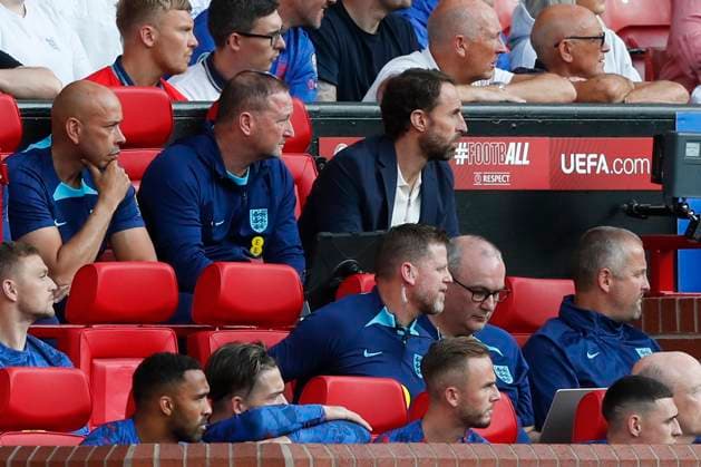England v North Macedonia UEFA EURO, EM, Europameisterschaft,Fussball 2024 Qualifiers England Manager Gareth Southgate during the UEFA Euro 2024 Qualifiers Group C match at Old Trafford, Manchester Copyright: xPaulxChestertonx FIL-18631-0115 UK Newspapers OUT