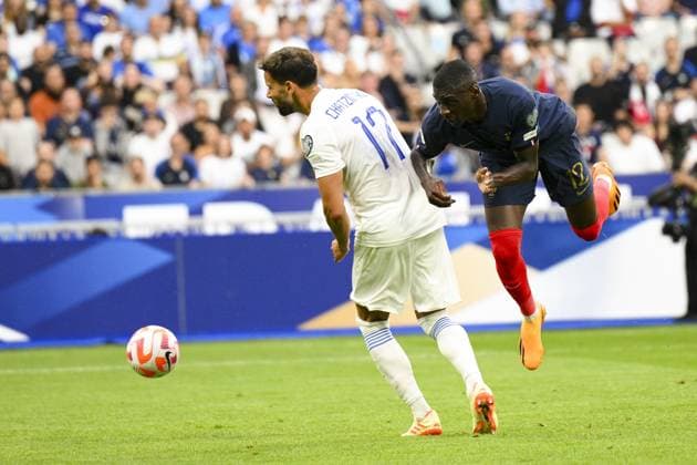 KOLO MUANI Randal (FRA) FOOTBALL : France vs Grece - Qualifications Euro2024 - 19 06 2023 JBAutissier Panoramic  