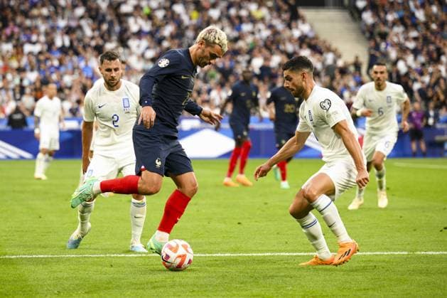 GRIEZMANN Antoine (FRA) FOOTBALL : France vs Grece - Qualifications Euro2024 - 19 06 2023 JBAutissier Panoramic  