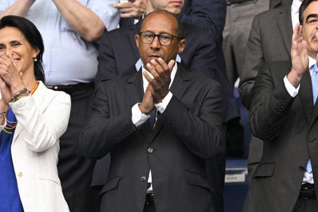 Philippe Diallo - president de la FFF par interim FOOTBALL : France vs Grece - Qualifications Euro2024 - 19 06 2023 JBAutissier Panoramic  