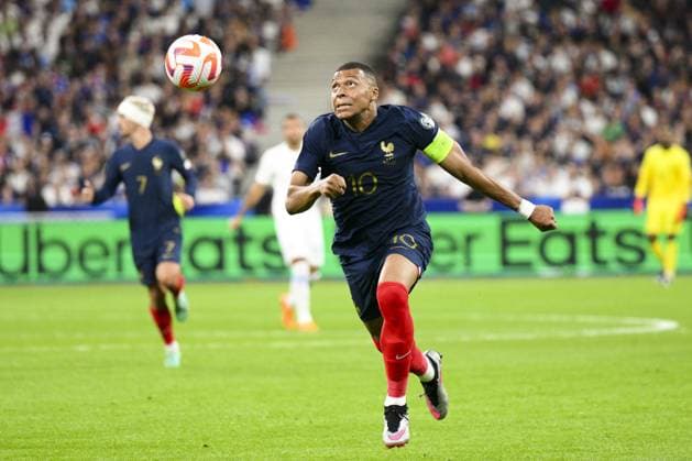 MBAPPE Kylian (FRA) FOOTBALL : France vs Grece - Qualifications Euro2024 - 19 06 2023 JBAutissier Panoramic  