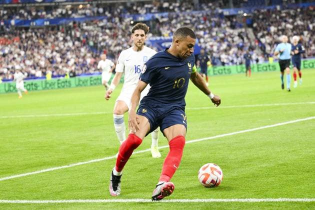 MBAPPE Kylian (FRA) FOOTBALL : France vs Grece - Qualifications Euro2024 - 19 06 2023 JBAutissier Panoramic  