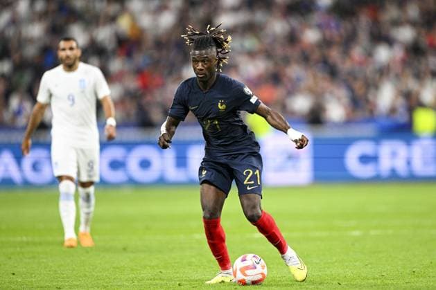 Eduardo Camavinga (FRA) FOOTBALL : France vs Grece - Qualifications Euro2024 - 19 06 2023 JBAutissier Panoramic  