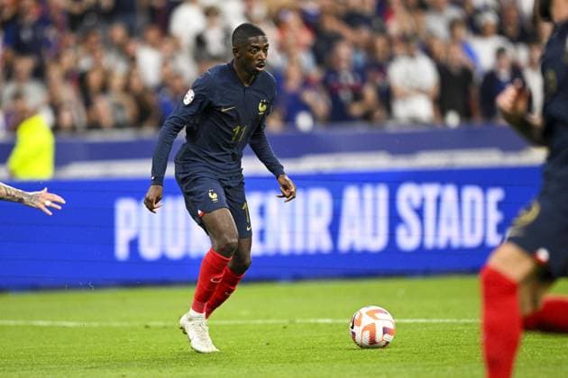 Ousmane Dembele (FRA) FOOTBALL : France vs Grece - Qualifications Euro2024 - 19 06 2023 JBAutissier Panoramic  