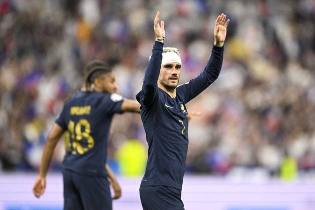 GRIEZMANN Antoine (FRA) FOOTBALL : France vs Grece - Qualifications Euro2024 - 19 06 2023 JBAutissier Panoramic  