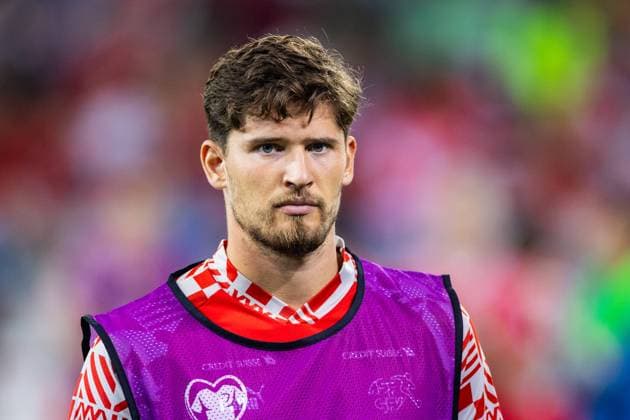 19.06.2023, Lucerne, swisspoor arena, European Qualifiers: Switzerland - Romania, 21 goalkeeper Gregor Kobel (Switzerland) Lucerne swisspoor arena Lucerne Switzerland Copyright: xJustPictures.ch VedranxGalijasx