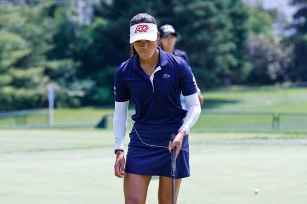 SPRINGFIELD, NJ - JUNE 19: CÃ line Boutier of France on the practice green during practice for the LPGA, Golf Damen KPMG Women™s PGA, Golf Herren Championship on June 19, 2023 at Baltusrol Golf Club (Lower Course) in Springfield, New Jersey. (Photo by Rich Graessle Icon Sportswire) GOLF: JUN 19 LPGA KPMG Women™s PGA Championship EDITORIAL USE ONLY Icon23061918144
