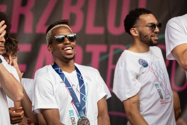 Saisonabschlussfeier der Telekom Baskets Bonn, 19.6.2023 TJ Shorts und Deane Williams Copyright: xBEAUTIFULxSPORTS Derixx