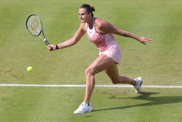 Aryna Sabalenka, BLR, during first round at 2023 bett1 Open in Berlin, 20 06 2023; -