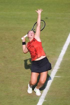 Julie Niemeier, GER, during first round at 2023 bett1 Open in Berlin, 20 06 2023; -
