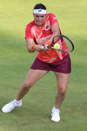 Ons Jabeur, TUN, during first round at 2023 bett1 Open in Berlin, 20 06 2023; -