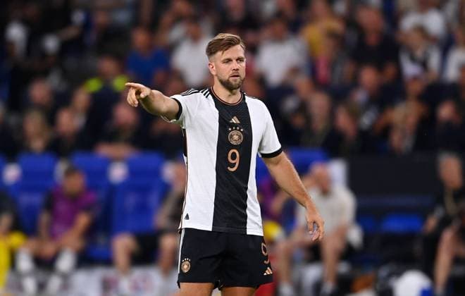 FUSSBALL INTERNATIONAL Testspiel in Schalke Deutschland - Kolumbien 20.06.2023 Niclas Fuellkrug (Deutschland)