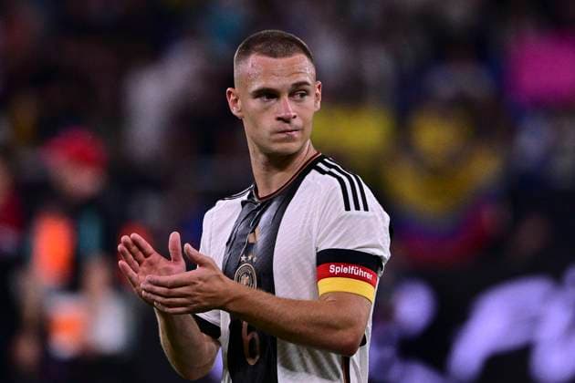 Joshua Kimmich 6 ( Deutschland ) enttaeuscht, Deutschland vs. Kolumbien, Fussball, Nationalmannschaft Länderspiel , 20.06.2023 DFB regulations prohibit any use of photographs as image sequences and or quasi-video Gelsenkirchen Nordrhein-Westfalen Deutschland