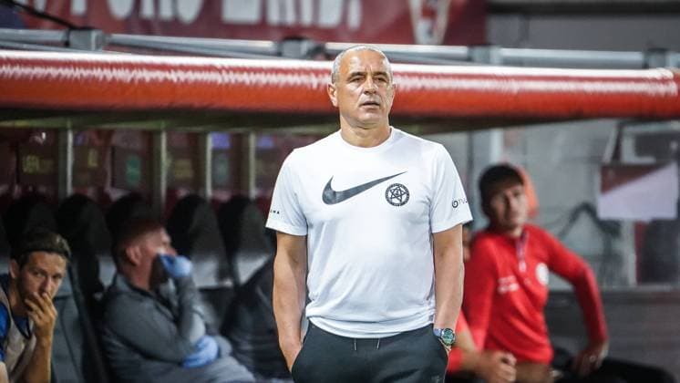 Francesco Calzona (Trainer Slowakei) 20.06.2023; European Qualifiers 2024 Lichtenstein vs. Slowakei (Endstand: 0:1) - Rheinpark Stadion Vaduz Europameisterschaft Qualifikation