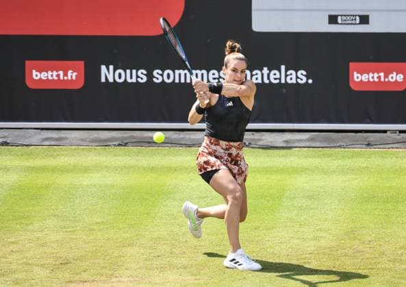21.06.2023, xlakx, Tennis, WTA, Tennis Damen -Tour 2023 in Berlin emspor, v.l.Maria Sakkari (Griechenland) Berlin