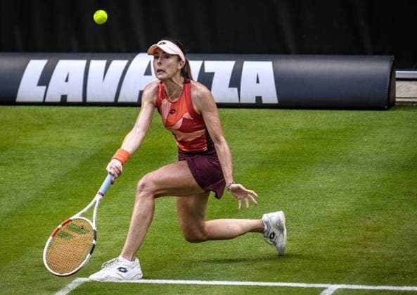 21.06.2023, xlakx, Tennis, WTA, Tennis Damen -Tour 2023 in Berlin emspor, v.l.Alize Cornet (Frankreich) Berlin