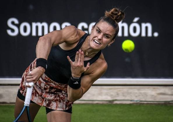 21.06.2023, xlakx, Tennis, WTA, Tennis Damen -Tour 2023 in Berlin emspor, v.l.Maria Sakkari (Griechenland) Berlin