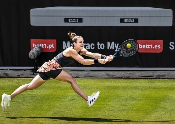 21.06.2023, xlakx, Tennis, WTA, Tennis Damen -Tour 2023 in Berlin emspor, v.l.Maria Sakkari (Griechenland) Berlin