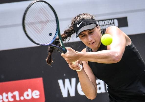 21.06.2023, xlakx, Tennis, WTA, Tennis Damen -Tour 2023 in Berlin emspor, v.l.Jaimee Fourlis (Australien) Berlin