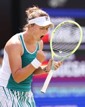 Mandatory Credit: Photo by Ryan Browne Shutterstock (13977103m) Barbora Krejcikova of the Czech Republic. Rothesay Classic, Day Three, Tennis, Edgbaston Priory Club, Birmingham, UK - 21 Jun 2023 Rothesay Classic, Day Three, Tennis, Edgbaston Priory Club, Birmingham, UK - 21 Jun 2023  Copyright: xRyanxBrowne Shutterstockx 13977103m