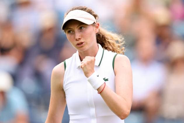 Mandatory Credit: Photo by Ryan Browne Shutterstock (13977103x) Christina Bucsa of Spain. Rothesay Classic, Day Three, Tennis, Edgbaston Priory Club, Birmingham, UK - 21 Jun 2023 Rothesay Classic, Day Three, Tennis, Edgbaston Priory Club, Birmingham, UK - 21 Jun 2023  Copyright: xRyanxBrowne Shutterstockx 13977103x