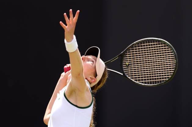Mandatory Credit: Photo by Ryan Browne Shutterstock (13977103z) Christina Bucsa of Spain. Rothesay Classic, Day Three, Tennis, Edgbaston Priory Club, Birmingham, UK - 21 Jun 2023 Rothesay Classic, Day Three, Tennis, Edgbaston Priory Club, Birmingham, UK - 21 Jun 2023  Copyright: xRyanxBrowne Shutterstockx 13977103z