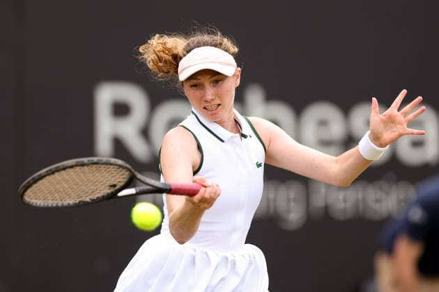 Mandatory Credit: Photo by Ryan Browne Shutterstock (13977103v) Christina Bucsa of Spain. Rothesay Classic, Day Three, Tennis, Edgbaston Priory Club, Birmingham, UK - 21 Jun 2023 Rothesay Classic, Day Three, Tennis, Edgbaston Priory Club, Birmingham, UK - 21 Jun 2023  Copyright: xRyanxBrowne Shutterstockx 13977103v
