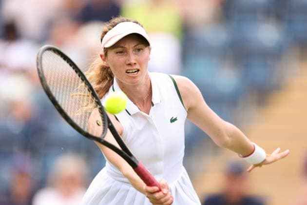 Mandatory Credit: Photo by Ryan Browne Shutterstock (13977103w) Christina Bucsa of Spain. Rothesay Classic, Day Three, Tennis, Edgbaston Priory Club, Birmingham, UK - 21 Jun 2023 Rothesay Classic, Day Three, Tennis, Edgbaston Priory Club, Birmingham, UK - 21 Jun 2023  Copyright: xRyanxBrowne Shutterstockx 13977103w