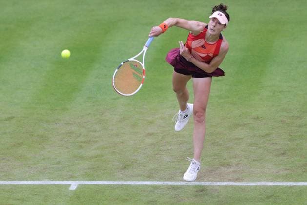 Alize Cornet, FRA, during first round at 2023 bett1 Open in Berlin, 21 06 2023; -