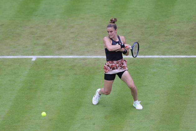 Maria Sakkari, GRE, during first round at 2023 bett1 Open in Berlin, 21 06 2023; -