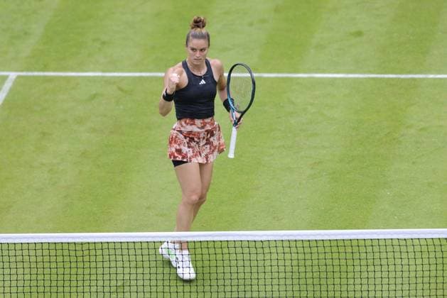 Maria Sakkari, GRE, during first round at 2023 bett1 Open in Berlin, 21 06 2023; -