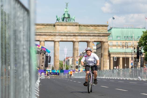 Sport Themen der Woche KW25 Sport Bilder des Tages SPECIAL OLYMPICS - World Summer Games 2023 BERLIN,GERMANY,21.JUN.23 - SPECIAL OLYMPICS - World Summer Games 2023, football. Image shows Agnes Zenz (AUT).  GEPAxpictures xGintarexKarpaviciute