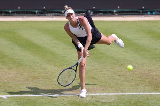 Marketa Vondrousova, CZE, during second round at 2023 bett1 Open in Berlin, 21 06 2023; -