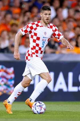 KRAMARIC Andrej Team Kroatien UEFA Nations League 2023 Semi-Finale Spiel Holland - Kroatien 2 : 4 am 14.06.2023 in Rotterdam DFL REGULATIONS PROHIBIT ANY USE OF PHOTOGRAPHS as IMAGE SEQUENCES and or QUASI-VIDEO Copyright: xLacixPerenyix