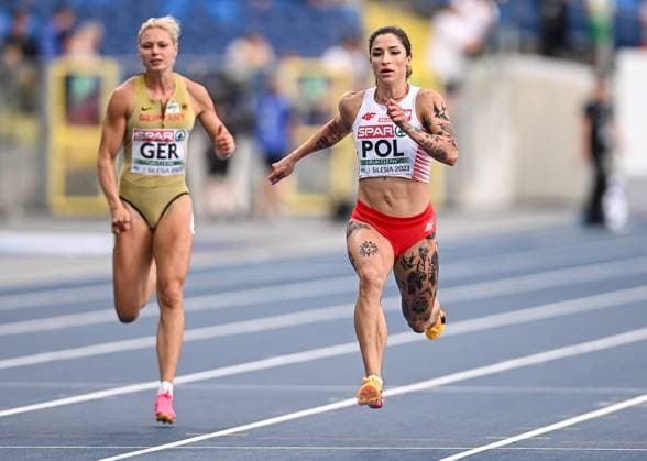 Sport Themen der Woche KW25 2023.06.23 Chorzow Lekkoatletyka Igrzyska Europejskie Krakow-Malopolska 2023 Igrzyska Europejskie N z Ewa Swoboda - bieg na 100 metrow Foto Lukasz Sobala PressFocus 2023.06.23 Chorzow Athletics Europaspiele Krakow Malopolska 2023 Ewa Swoboda - bieg na 100 metrow Credit: Lukasz Sobala PressFocus NEWSPIX.PL --- Newspix.pl  20230623PFa_LSA439