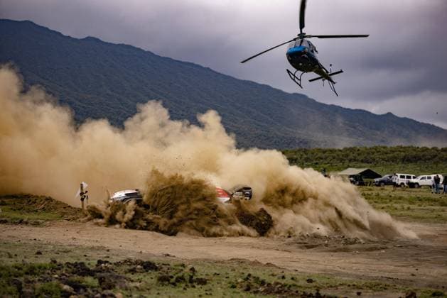 Bilder des Jahres 2023, Sport 06 Juni Sport Themen der Woche KW25 Sport Bilder des Tages FIA World Rally Championship WRC, Motorsport Rallye, WM Safari Rally Kenya,2023 Team Toyota Gazoo Racing Wrt,Toyota Gr Yaris Rally1 Hybrid, During, World Rally Championship WRC Safari Rally Kenya,Atmosphere ,Jun 23 ,2023 in Naivasha ,Kenya Naivasha Kenya  Copyright: xLucaxBarsalix originalFilename:barsali-notitle230621_npqMr.jpg