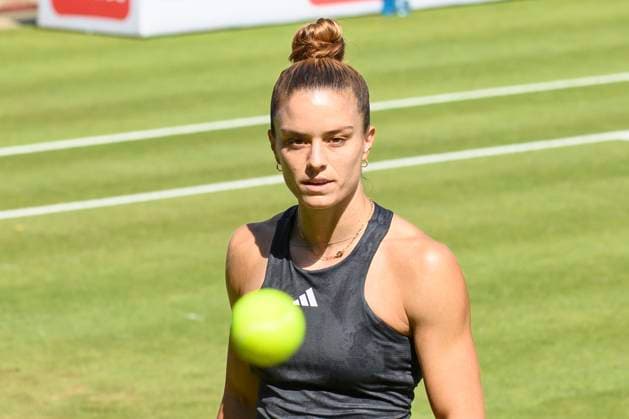 Maria Sakkari - Tennisspielerin, GER, Berlin, QF, Tennis bett1open, WTA, Tennis Damen 500, Saison 2022 2023, 24.06.23, 2023, Steffi Graf Stadion, GER, Berlin, QF, Tennis bett1open, WTA 500, Saison 2022 2023, 24.06.23, 2023, Steffi Graf Stadion, Foto: Eibner-Pressefoto Uwe Koch Berlin Copyright: xEibner-Pressefoto UwexKochx EP_UKH