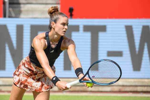 Maria Sakkari - Tennisspielerin, GER, Berlin, QF, Tennis bett1open, WTA, Tennis Damen 500, Saison 2022 2023, 24.06.23, 2023, Steffi Graf Stadion, GER, Berlin, QF, Tennis bett1open, WTA 500, Saison 2022 2023, 24.06.23, 2023, Steffi Graf Stadion, Foto: Eibner-Pressefoto Uwe Koch Berlin Copyright: xEibner-Pressefoto UwexKochx EP_UKH