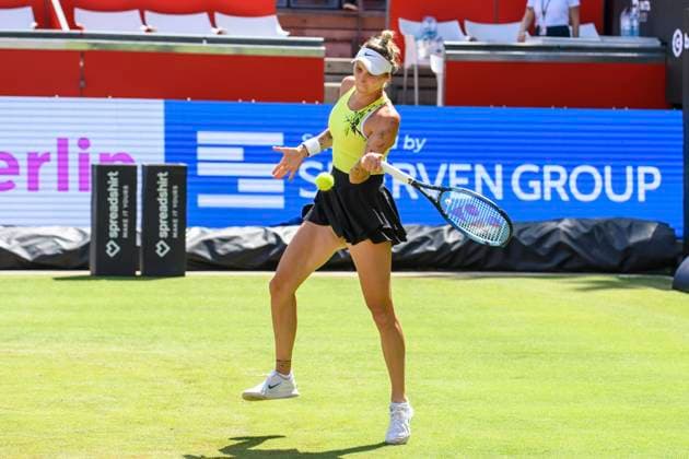 Marketa Vondrousova - Tennisspielerin, GER, Berlin, QF, Tennis bett1open, WTA, Tennis Damen 500, Saison 2022 2023, 24.06.23, 2023, Steffi Graf Stadion, GER, Berlin, QF, Tennis bett1open, WTA 500, Saison 2022 2023, 24.06.23, 2023, Steffi Graf Stadion, Foto: Eibner-Pressefoto Uwe Koch Berlin Copyright: xEibner-Pressefoto UwexKochx EP_UKH