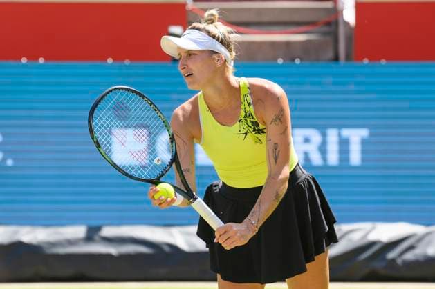Marketa Vondrousova - Tennisspielerin, GER, Berlin, QF, Tennis bett1open, WTA, Tennis Damen 500, Saison 2022 2023, 24.06.23, 2023, Steffi Graf Stadion, GER, Berlin, QF, Tennis bett1open, WTA 500, Saison 2022 2023, 24.06.23, 2023, Steffi Graf Stadion, Foto: Eibner-Pressefoto Uwe Koch Berlin Copyright: xEibner-Pressefoto UwexKochx EP_UKH