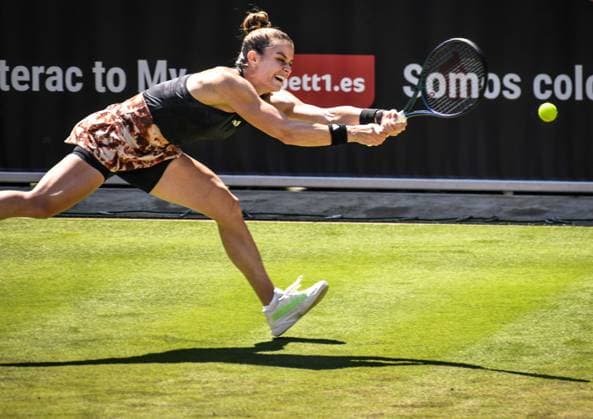 Sport Bilder des Tages 24.06.2023, xlakx, Tennis, WTA, Tennis Damen -Tour 2023 in Berlin emspor, v.l. Maria Sakkari (Griechenland) Berlin