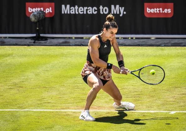 24.06.2023, xlakx, Tennis, WTA, Tennis Damen -Tour 2023 in Berlin emspor, v.l. Maria Sakkari (Griechenland) Berlin