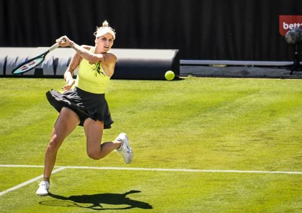 24.06.2023, xlakx, Tennis, WTA, Tennis Damen -Tour 2023 in Berlin emspor, v.l. Marketa Vondrousova (Tschechien) Berlin