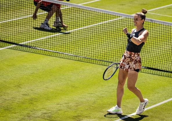 24.06.2023, xlakx, Tennis, WTA, Tennis Damen -Tour 2023 in Berlin emspor, v.l. Maria Sakkari (Griechenland) Berlin