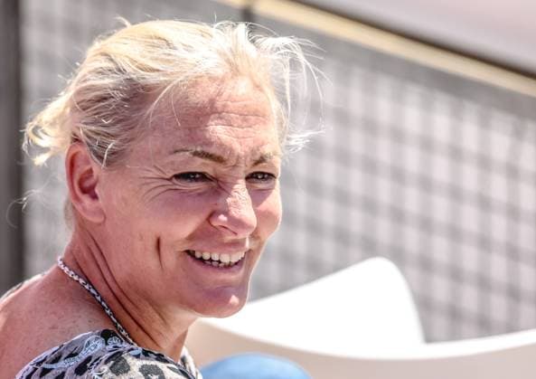 24.06.2023, xlakx, Tennis, WTA, Tennis Damen -Tour 2023 in Berlin emspor, v.l.Turnierdirektorin Barbara Rittner Berlin