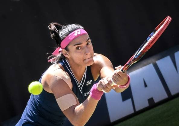 24.06.2023, xlakx, Tennis, WTA, Tennis Damen -Tour 2023 in Berlin emspor, v.l.Caroline Garcia (Frankreich) Berlin