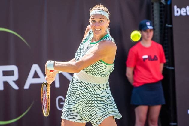 Bett1 Open WTA, Tennis Damen 500. Berlin, 24.06.2023 Petra Kvitova (Tschechien) Viertelfinale Bett1 Open WTA 500. Steffi Graf Stadion, Rot-Weiss Tennis Club, Berlin, 24.06.2023 Bett1Open Copyright: xBEAUTIFULxSPORTS LucianoxLimax