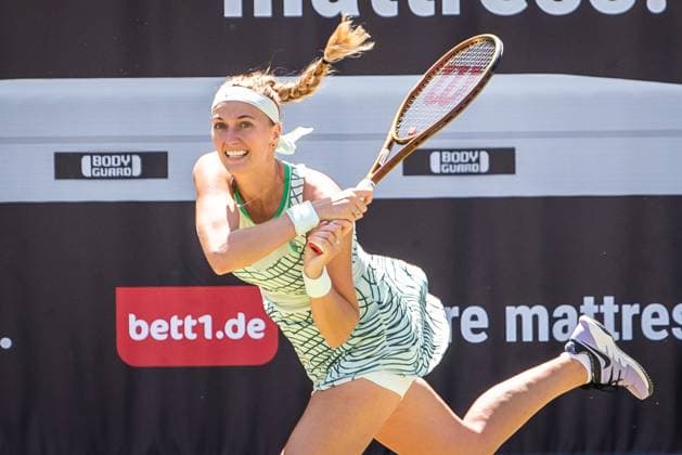 Bett1 Open WTA, Tennis Damen 500. Berlin, 24.06.2023 Petra Kvitova (Tschechien) Viertelfinale Bett1 Open WTA 500. Steffi Graf Stadion, Rot-Weiss Tennis Club, Berlin, 24.06.2023 Bett1Open Copyright: xBEAUTIFULxSPORTS LucianoxLimax