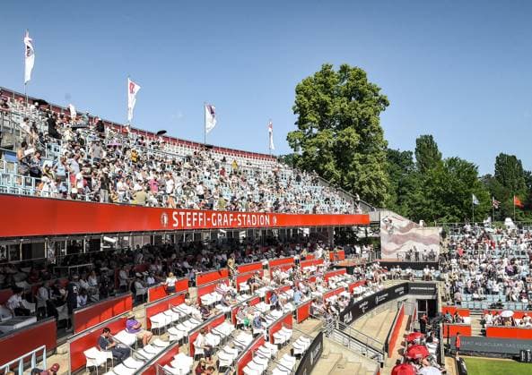 24.06.2023, xlakx, Tennis, WTA, Tennis Damen -Tour 2023 in Berlin emspor, v.l.CenterCourt Steffi Graf Stadion Berlin