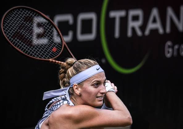 Sport Bilder des Tages 24.06.2023, xlakx, Tennis, WTA, Tennis Damen -Tour 2023 in Berlin emspor, v.l.Petra Kvitova (Tschechien) Berlin